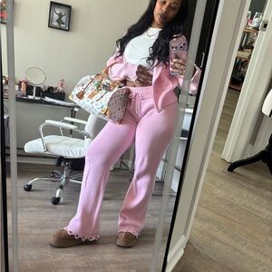 Stylish Pink Women's Jogger Pants